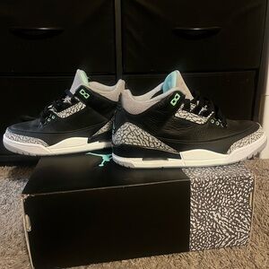 Jordan Retro Sneakers with Black and White Design